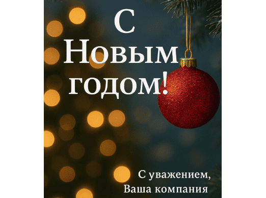 Корпоративные новогодние открытки