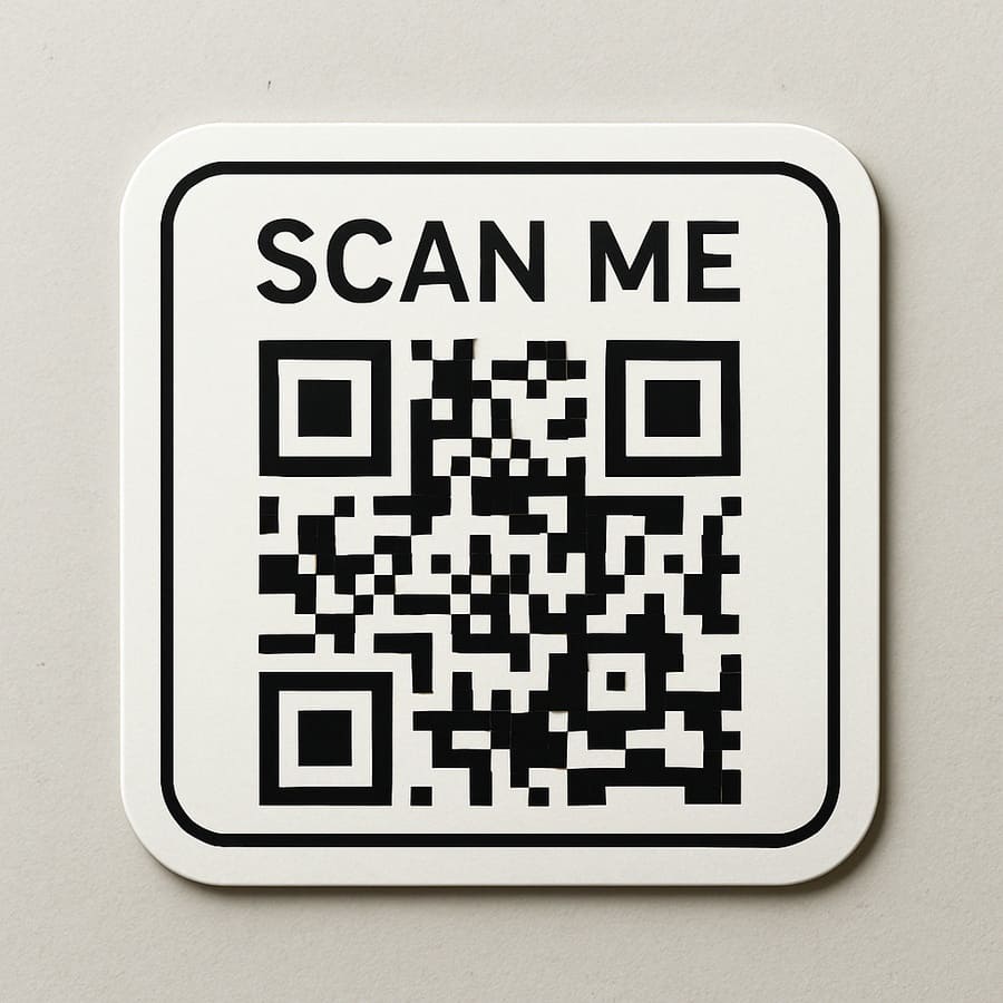 Наклейки с QR-кодом