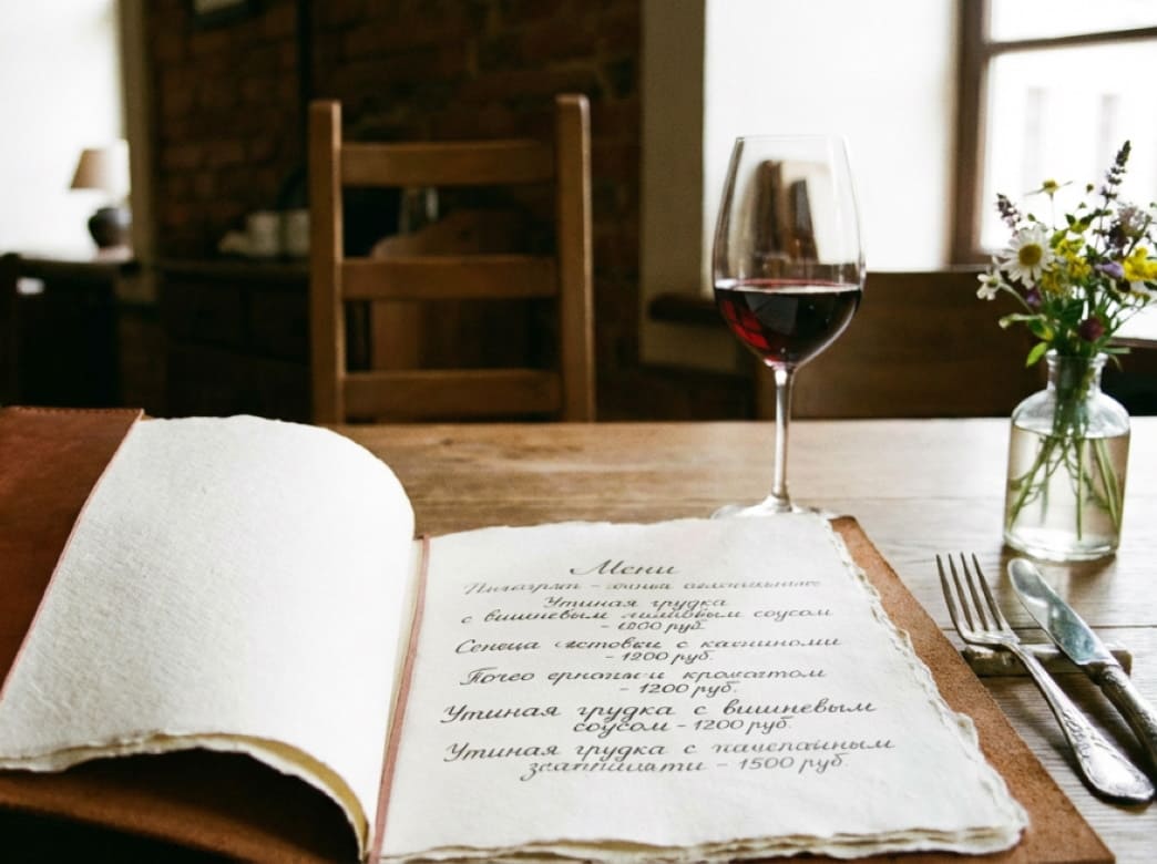Печать меню для ресторанов и кафе: от бумаги до ламинации